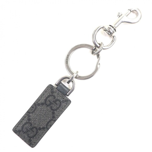 GUCCI Other - GUCCI 794061 GG Supreme Canvas Ophidia Hook Closure Keychain Key Holder Grey ...